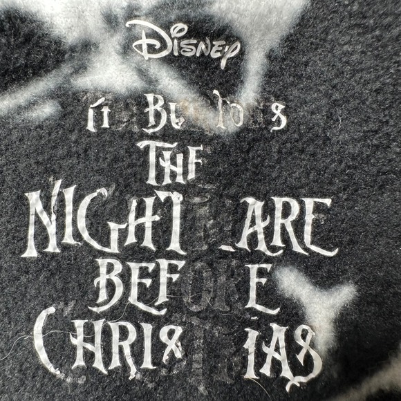 Disney The Nightmare Before Christmas Fleece‎ One Piece Pajamas Jumpsuit Large - Picture 6 of 8